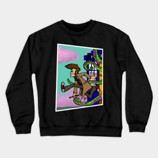 The Doctor Escapes Crewneck Sweatshirt